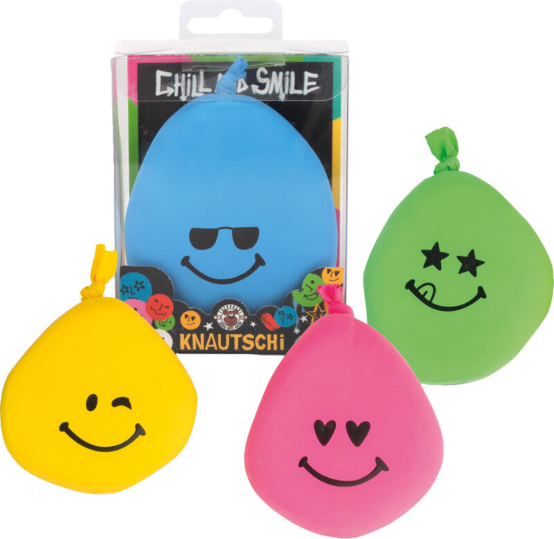 Trendhaus Stressball – 63 × 70 × 30 mm, Kunststoff, mit Nano-Kalzium-Pulver gefüllt