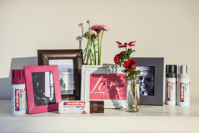 Edding Farbspray – Lichtgrau, Seidenmatt, 200 ml