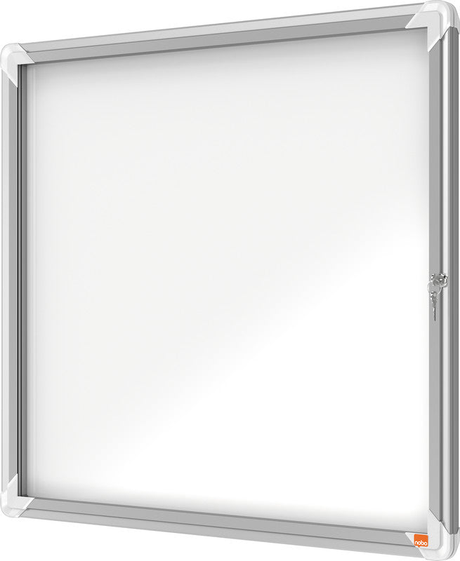 Nobo Schaukasten Premium Plus, 6 × A4 – Aluminium, abschliessbar, Aussenbereich, 70,9 × 66,8 × 4,3 cm