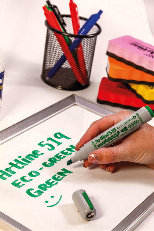 Artline Whiteboard-Marker Eco-Green EK519 – Rundspitze 2-5 mm – Grün – Trocken abwischbar