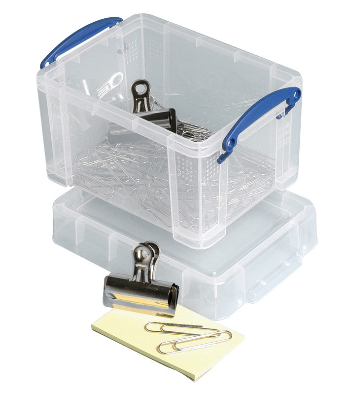 Really Useful Boxes Ordnungsbox – Kunststoff, transparent, 35 × 20 × 45 cm – 1er-Pack