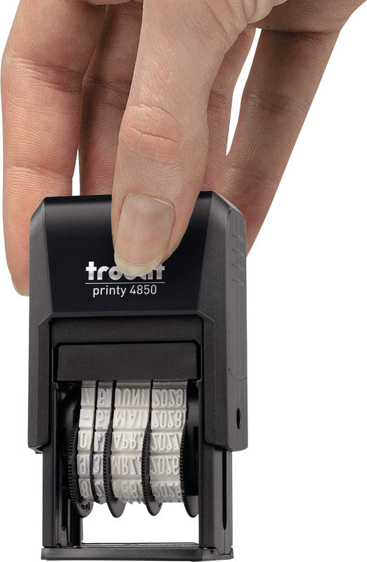 Trodat Motivstempel Printy 4850 – Motiv: Bezahlt, selbstfärbend, 25 × 14 mm