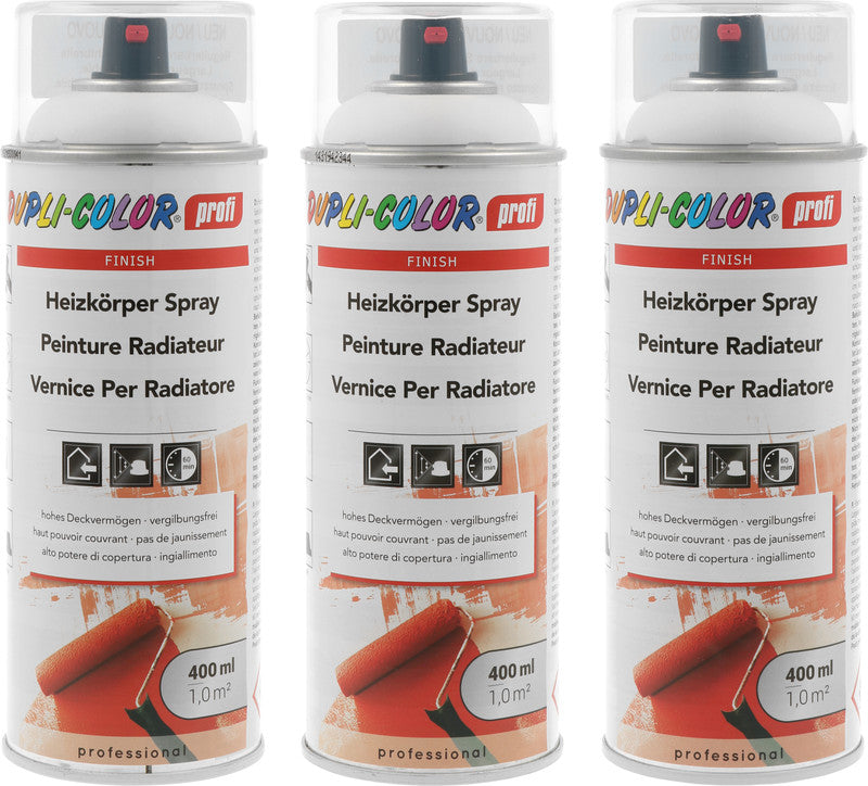 Dupli-Color Profi – Farbspray – Weiss, 400 ml, für Heizkörper
