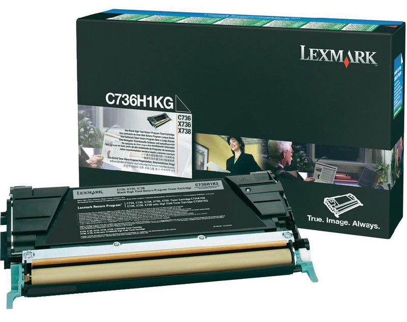 Lexmark Toner – schwarz, 12000 Seiten