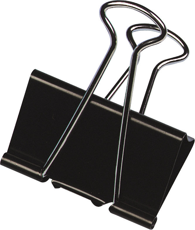 Q-CONNECT Büroklammern – 15 × 6,6 mm – Metall – schwarz – 10 Stück