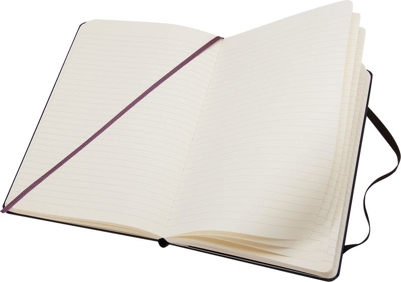 Moleskine Notizbuch Classic Collection, 90 × 140 mm, liniert, Leimbindung, Hardcover, 192 Seiten – schwarz
