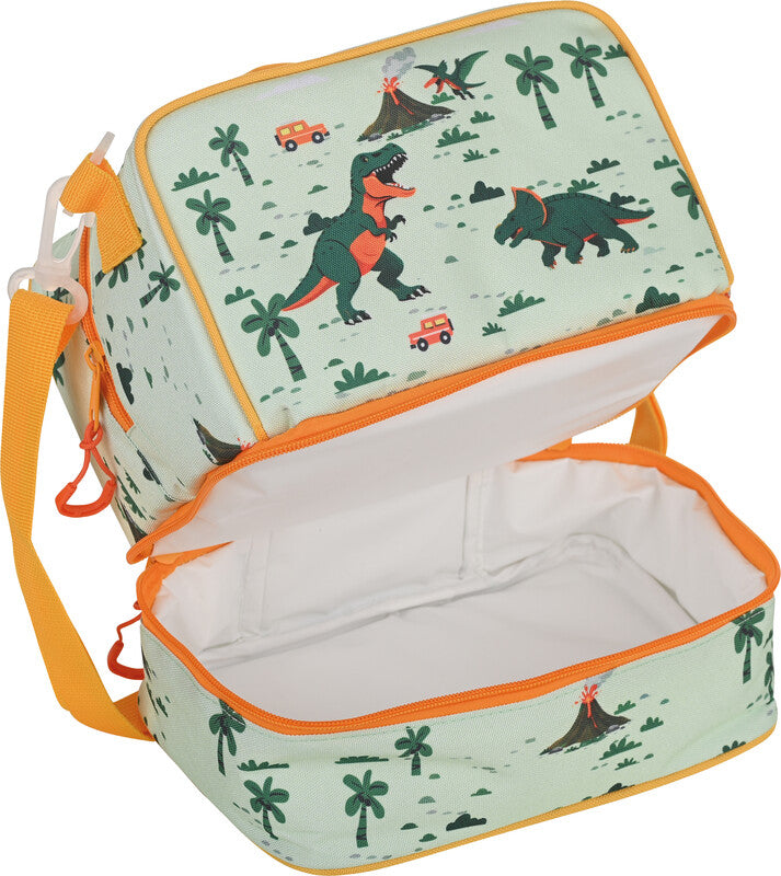 Estia Lunchtasche – isoliert, Reissverschluss – 6 l – mehrfarbig – Kunststoff – Dino Explorer