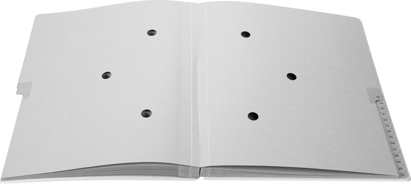 Biella Sammelmappe für A4, Karton, dunkelblau, mit Leinwandrücken