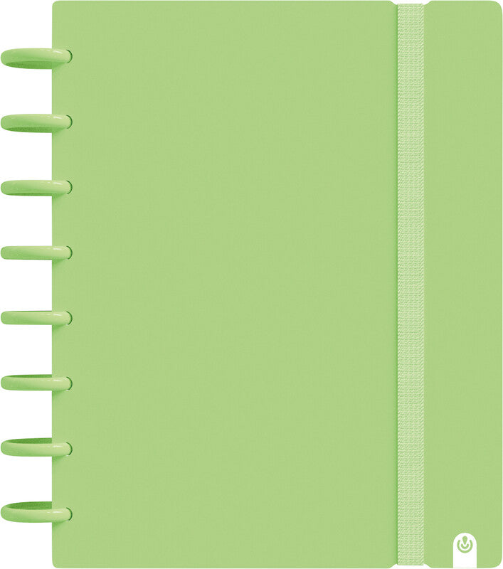 Carchivo Spiralbuch, A5, liniert, Spiralbindung, Softcover, 160 Seiten, 100 g/m² – Pastellgrün