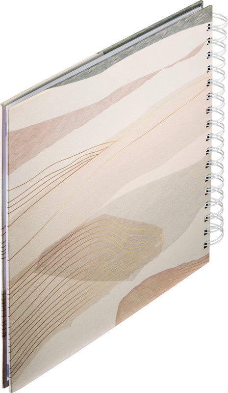 Hama Fotobuch Watercolor – braun, Spiralbindung, Karton, 280 × 240 mm