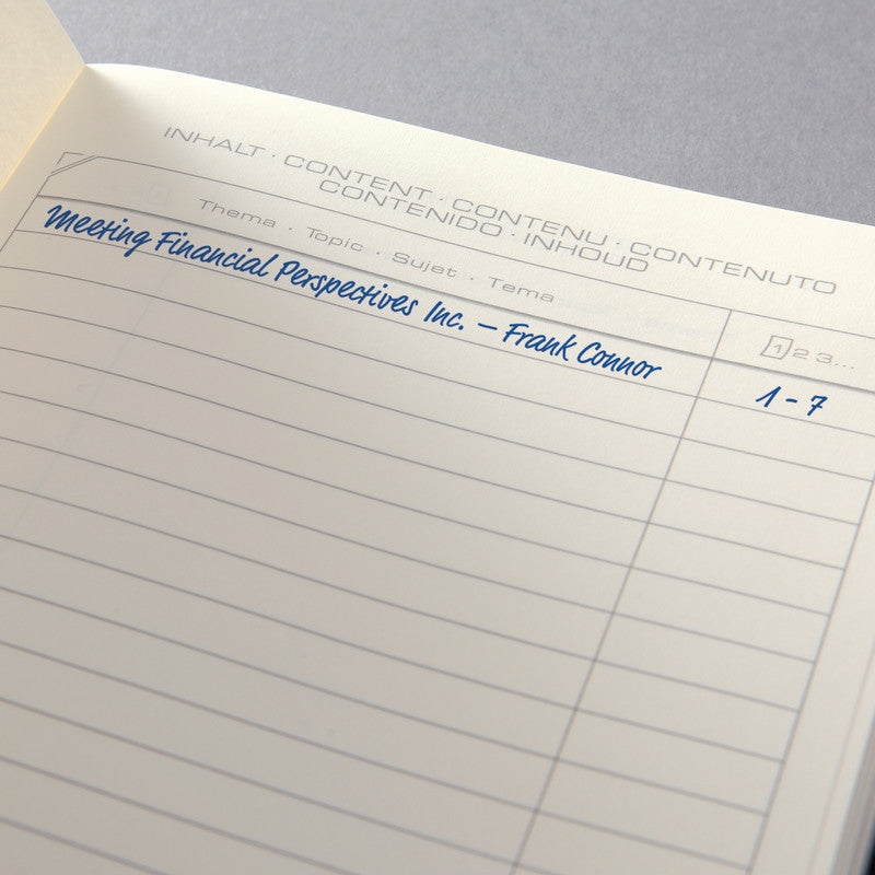 Sigel Notizbuch A4, punktkariert, Fadenheftung, 194 Seiten, 80 g/m² – schwarz