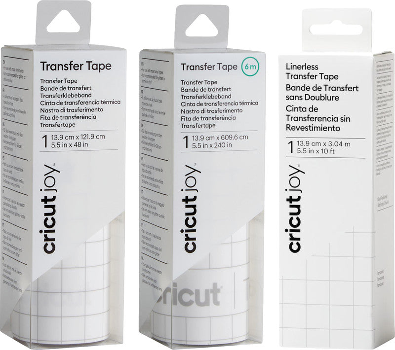Cricut Transferfolie – Weiss – 13,9 × 609,6 cm – für Cricut Joy