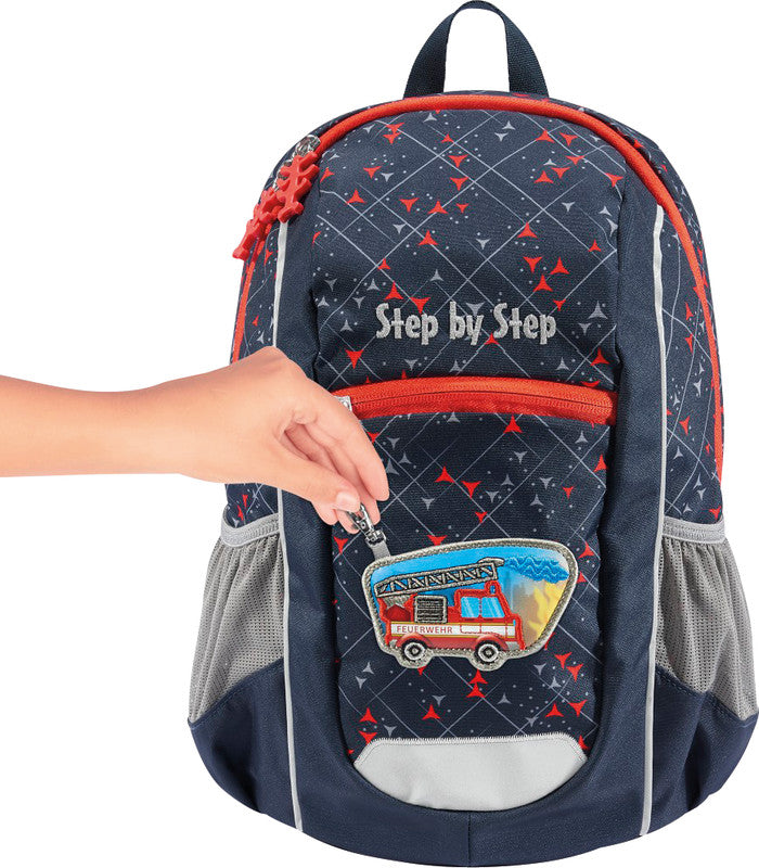 Step by Step Magic Mags Magnet-Applikation – Feuerwehrauto Finn – für Mini, Maxi