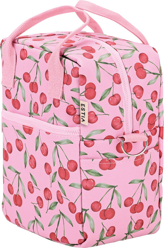 Estia Lunchtasche – 7,6 l – isoliert – Cherry Rose – mehrfarbig – Baumwolle – 200 × 270 × 140 mm