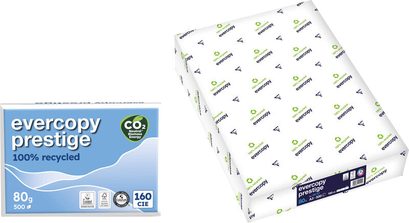 Clairefontaine Kopierpapier – A3, 80 g/m², weiss – für Inkjet/Laser/Kopierer – FSC – 500 Blatt