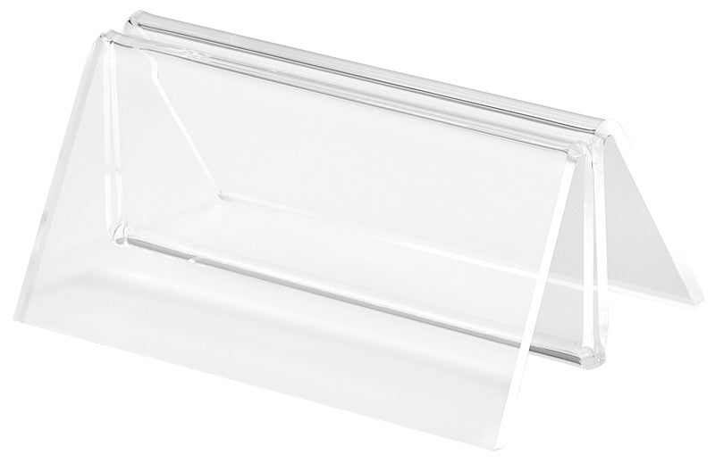 Sigel Kartenhalter – 100 × 50 mm, transparent, wiederablösbar, 2er-Pack