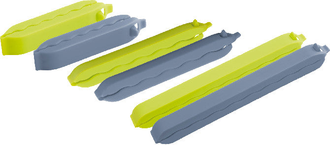 Rotho Verschlussclips-Set Onda – Grösse S 7 cm, limonengrün – 10 Stück – Kunststoff