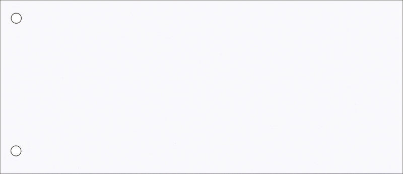 Trennstreifen – 235 × 105 mm, Recycling-Papier 190 g/m², Weiss, 2-fach – 100 Stk., Blauer Engel