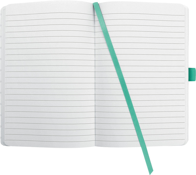 Sigel Notizbuch A6, liniert, Fadenheftung, Karton, 174 Seiten, perforiert, 80 g/m² – mintgrün