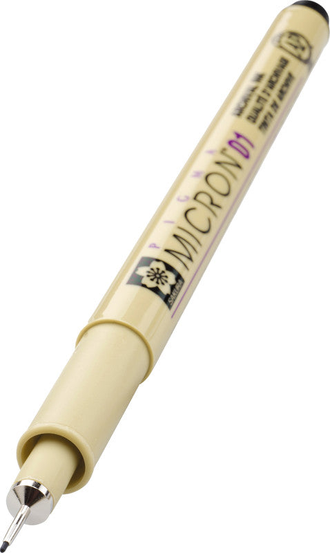 Sakura Pigma Micron 01 Fineliner 0,25 mm – schwarz – wasserfest