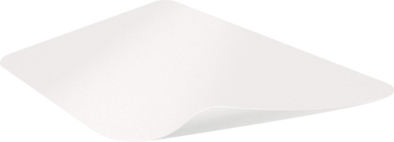 Q-connect Bodenschutzmatte – 120 × 130 cm, rPET, Transparent
