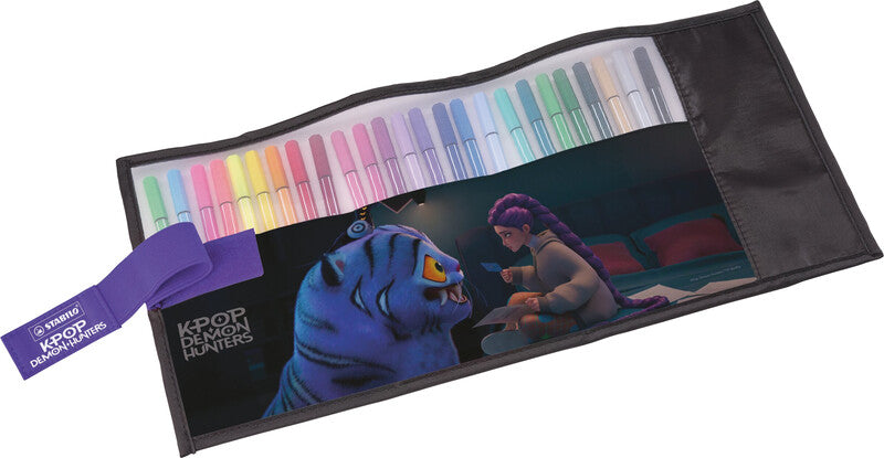 STABILO Pen 68 Filzstift – Rundspitze, 1 mm, wasserbasiert, 25 Farben