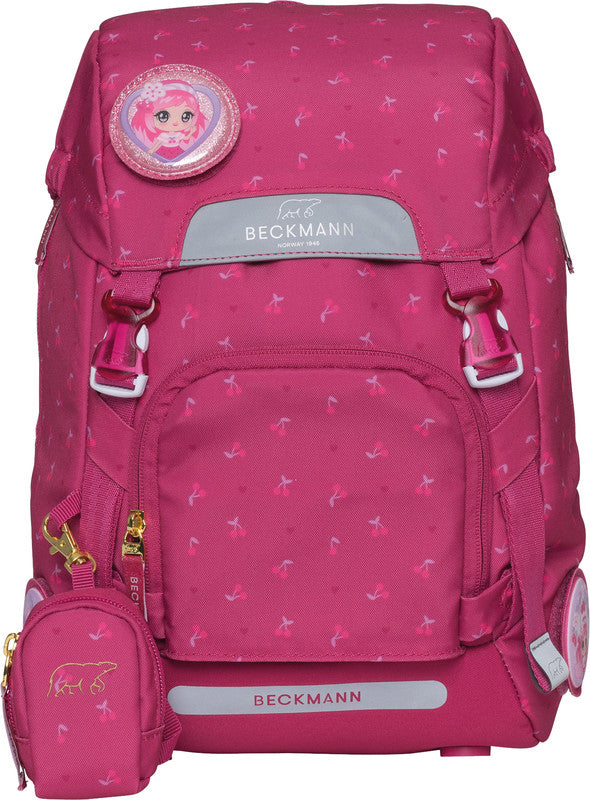 Beckmann Schulrucksack Classic – Cherry – 24,0×37,0×25,0 cm