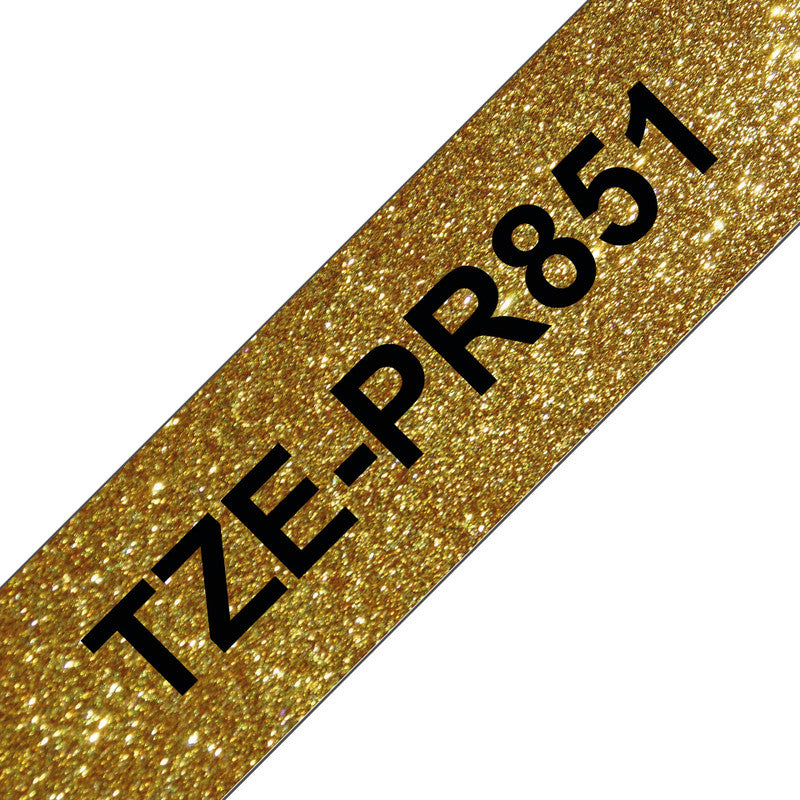 Brother Schriftband – 24 mm × 8 m, gold, schwarz