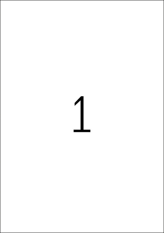 HERMA Drucketiketten, 210 mm × 297 mm, weiss, Papier, ablösbar, 25 Blatt