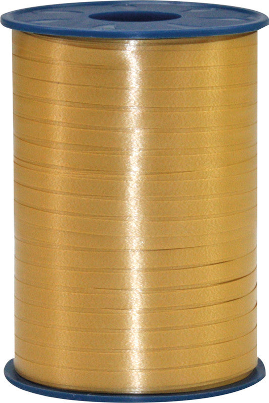 Präsent Geschenkband – America – Gold, Kunststoff – 5 mm × 500 m