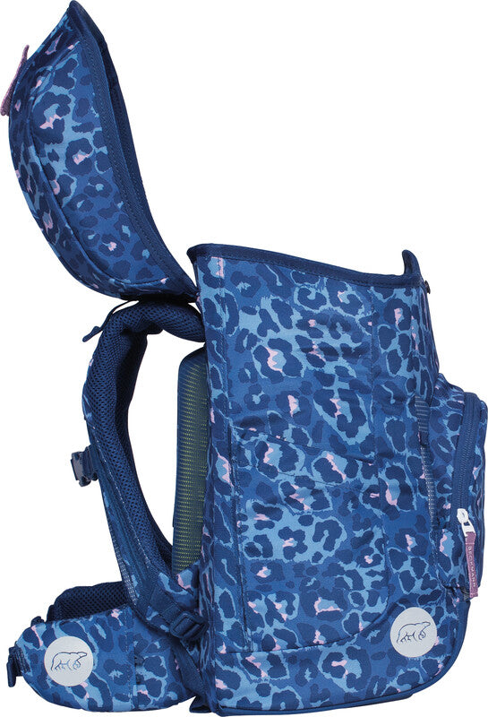 Beckmann Schulrucksack Plus Air – 6-teilig – Cheetah – aus recycelten PET-Flaschen