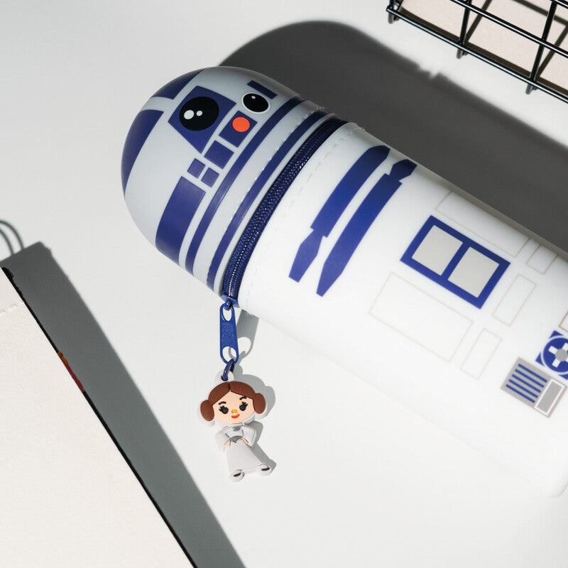Star Wars – Schlamperetui, R2-D2, Mehrfarbig, Silikon, 7 × 18 cm