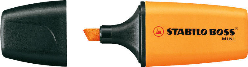STABILO BOSS MINIpop Textmarker Set 4 Farben – Keilspitze, 2–5 mm
