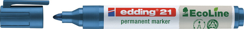 Edding Permanent Marker – rot, blau, grün, schwarz, 4er Set