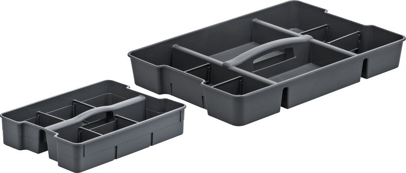 Rotho Organizer Evo – Kunststoff, Anthrazit, 32,9 × 25,0 × 6,5 cm