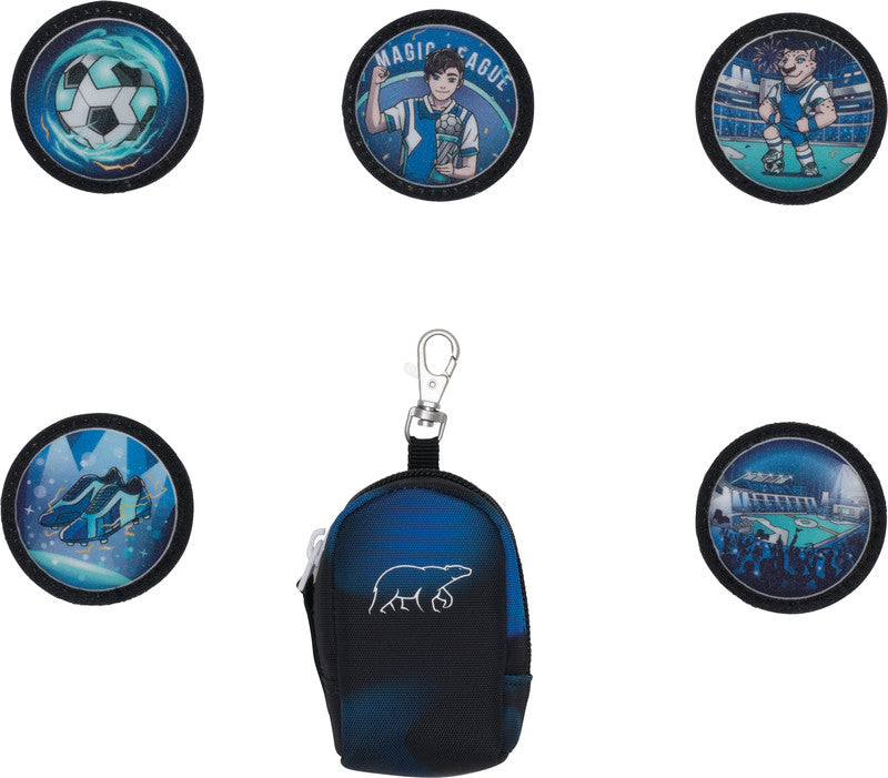 Beckmann Schulrucksack Classic 1st – 6-teilig – Magic League – 24,0×37,0×25,0 cm – aus rPET