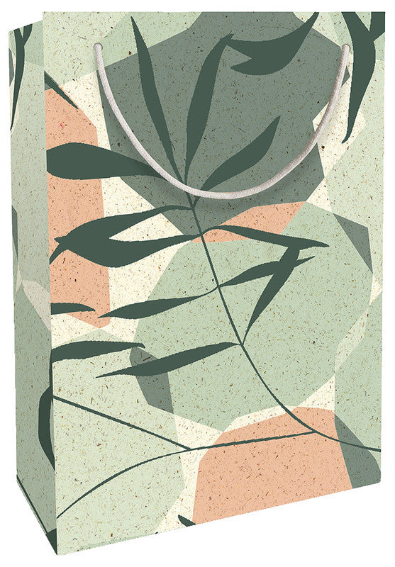 Braun + company Tragetasche – Graphic Garden – Graspapier, matt – 230 × 330 × 110 mm
