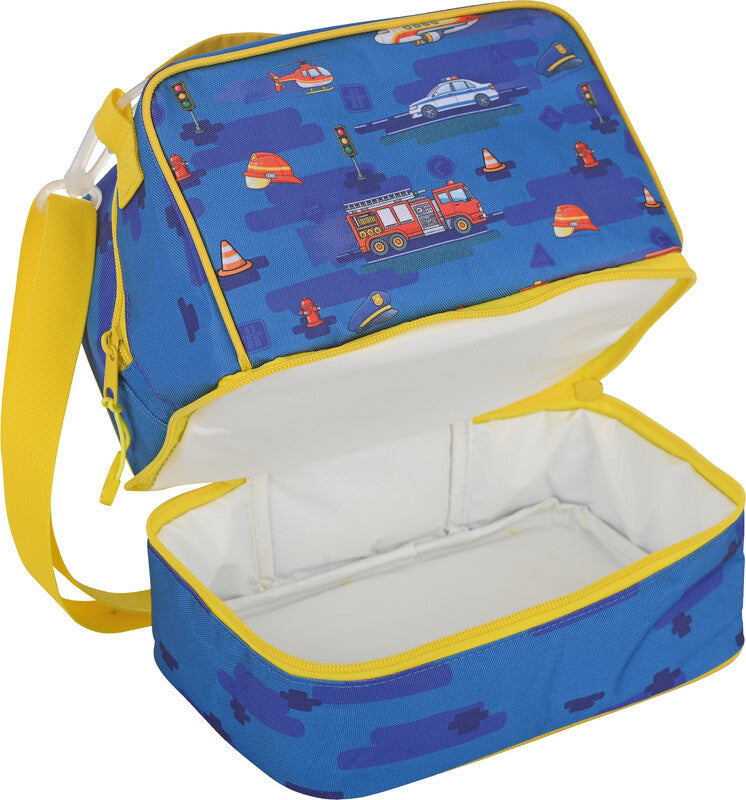 Estia Lunchtasche Kids – 6 l – isoliert – City Heroes – mehrfarbig