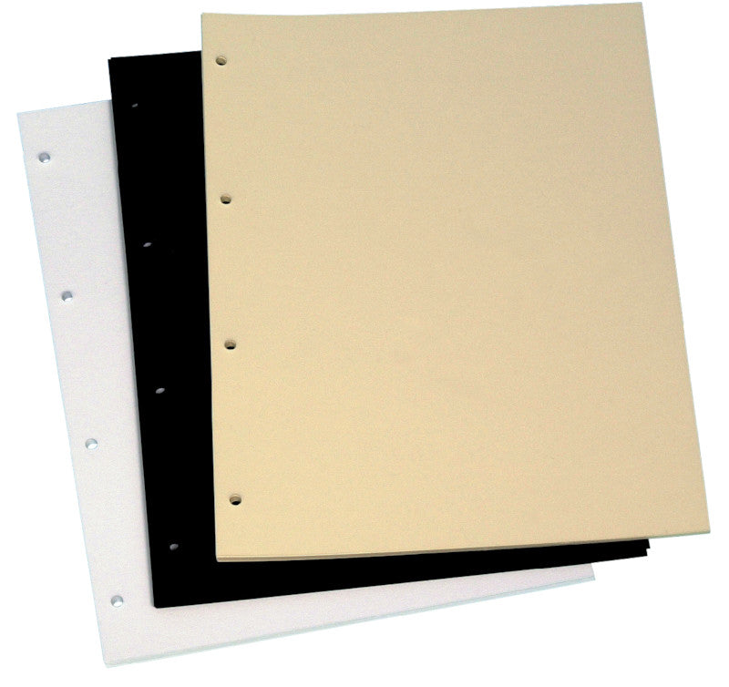 Folia Fotokarton – Schwarz – 23,2 × 29,7 cm, 300 g/m², 10 Bogen