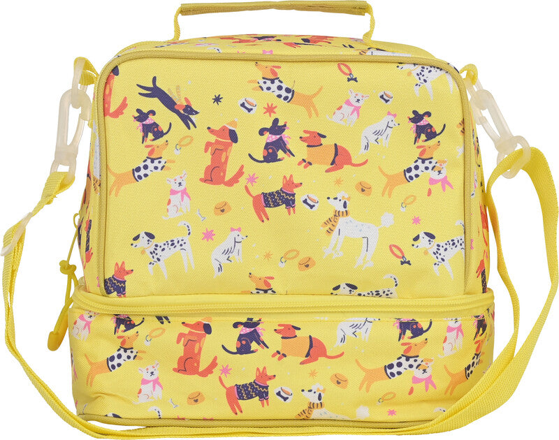 Estia Lunchtasche Kids – 240×220×150 mm, isoliert – Pet Party – mehrfarbig