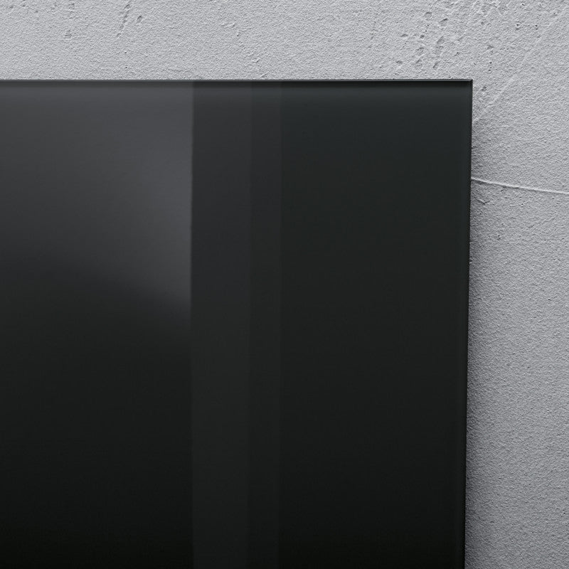 Sigel Whiteboard – 30 × 30 cm, Glas, magnetisch, Wandmontage, inkl. Magnete, Montagesatz