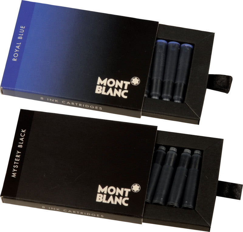 Montblanc Tintenpatronen – Schwarz, dokumentenecht, geruchsarm, 8 Stk.