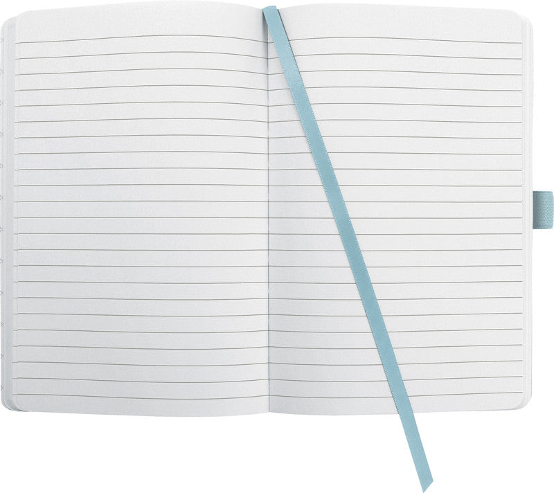 Sigel Notizbuch JOLIE Flair, A5, liniert, Fadenheftung, 174 Seiten, perforiert, 80 g/m² – hellblau