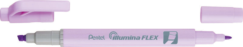 Pentel Illumina Flex Textmarker Violett – Dual-Tip
