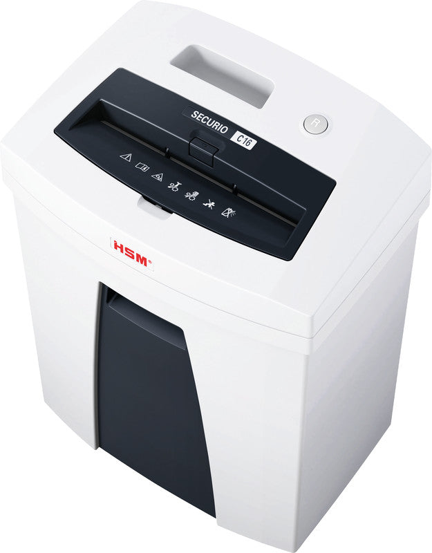HSM Securio C16 – Aktenvernichter, DIN P-4, Partikelschnitt 4 × 25 mm, 7 Blatt, 25 l, A4