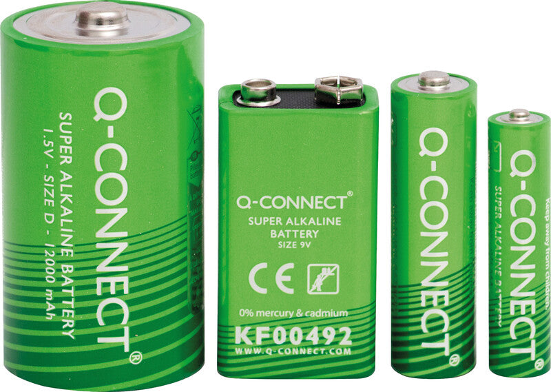 Q-CONNECT Akku 1,5 V 2140 mAh 3,21 Wh Alkaline