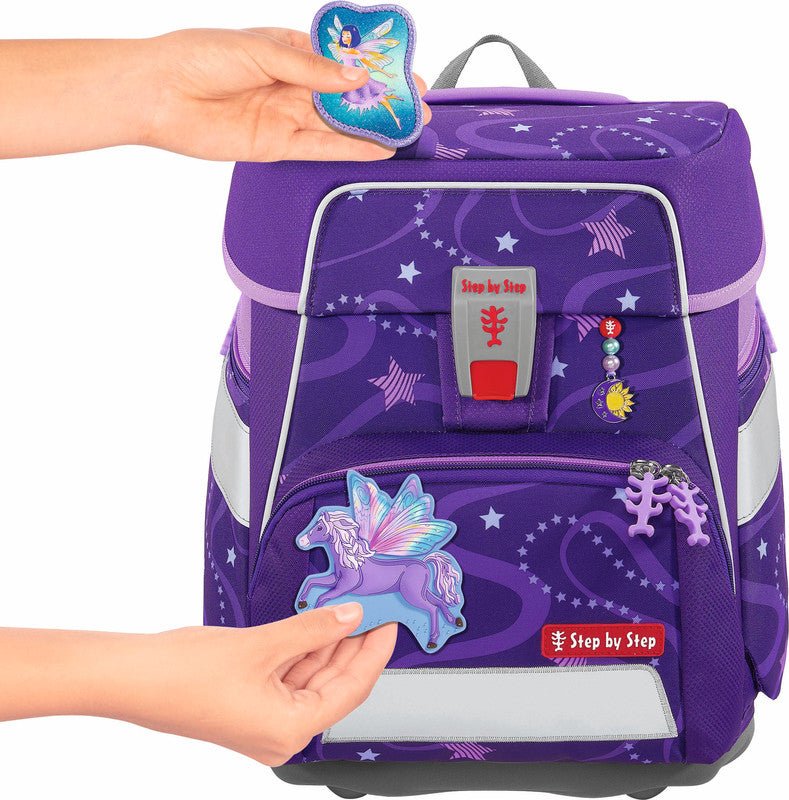 Step by Step Schulrucksack-Set Space – 5-teilig – Pegasus Emily – B 28 × H 37 × T 20 cm