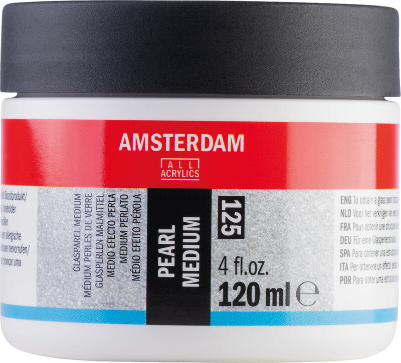 Royal Talens Glasperlen Malmittel – Transparent, Perlglanz – 120 ml