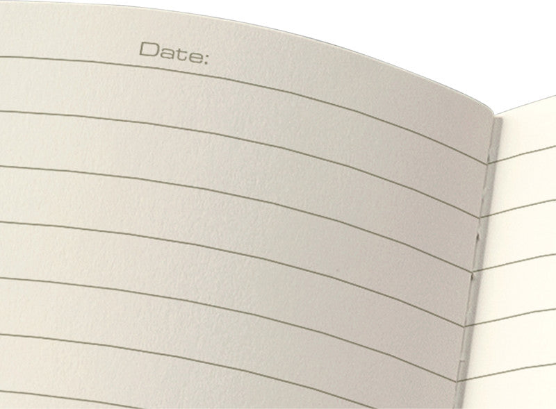 Sigel Notizheft, 187 × 270 mm, liniert, Fadenheftung, Softcover, 64 Seiten, 80 g/m² – schwarz