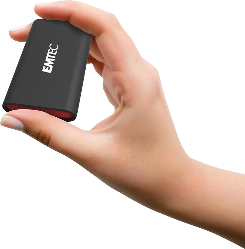 Emtec ELITE X210 Externes SSD-Laufwerk – 1 TB, USB 3.2, schock- und vibrationsfest
